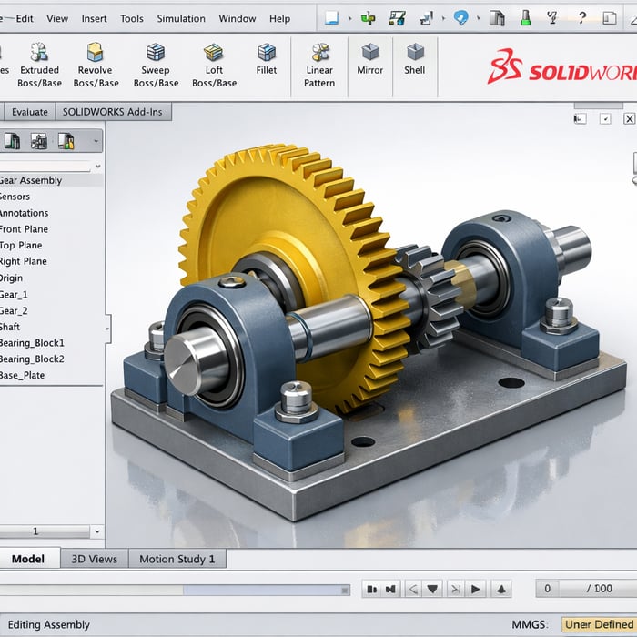 SOLIDWORKS Design Standard with Cloud Services image