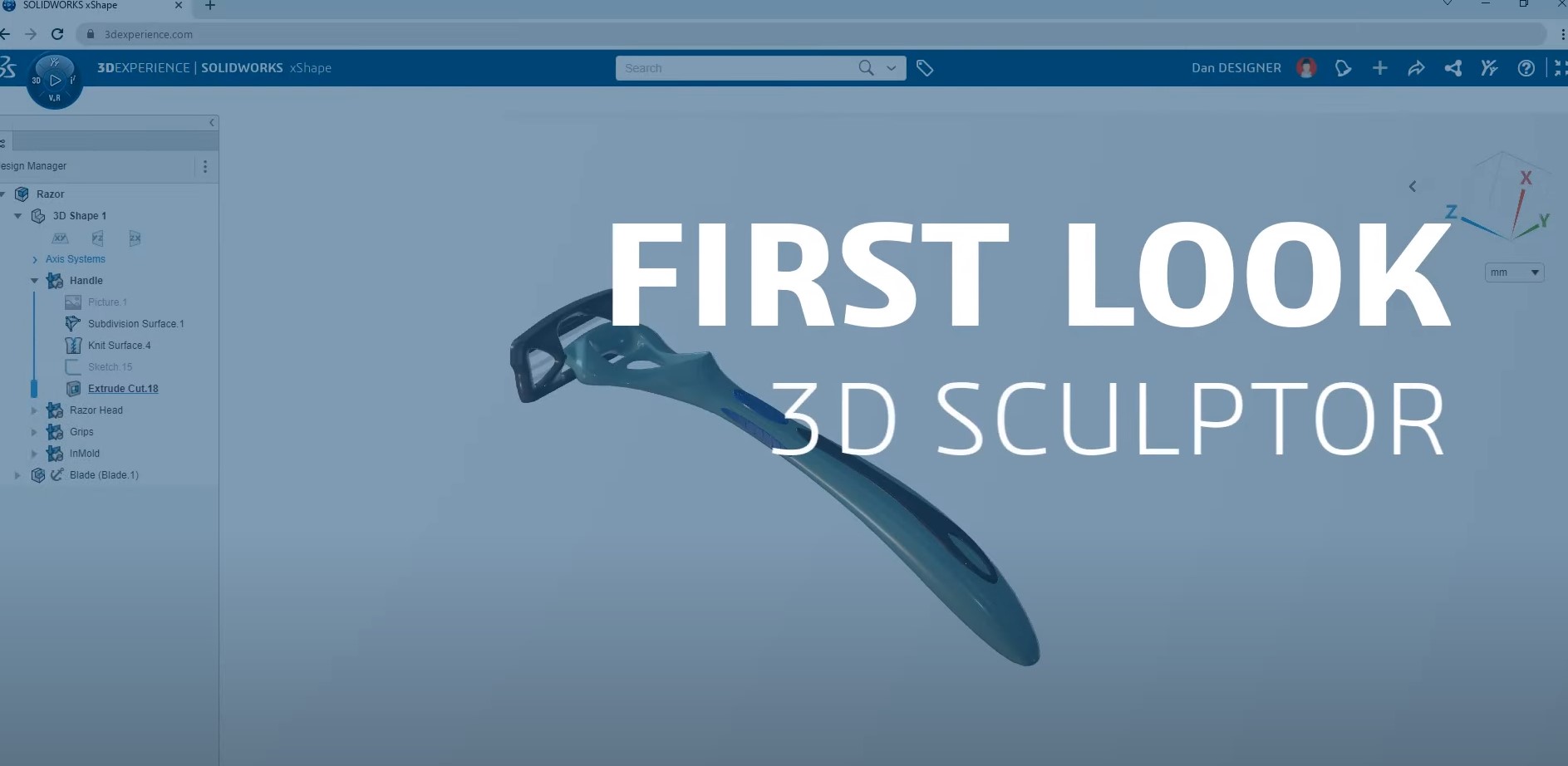 First Look - 3D Sculptor
