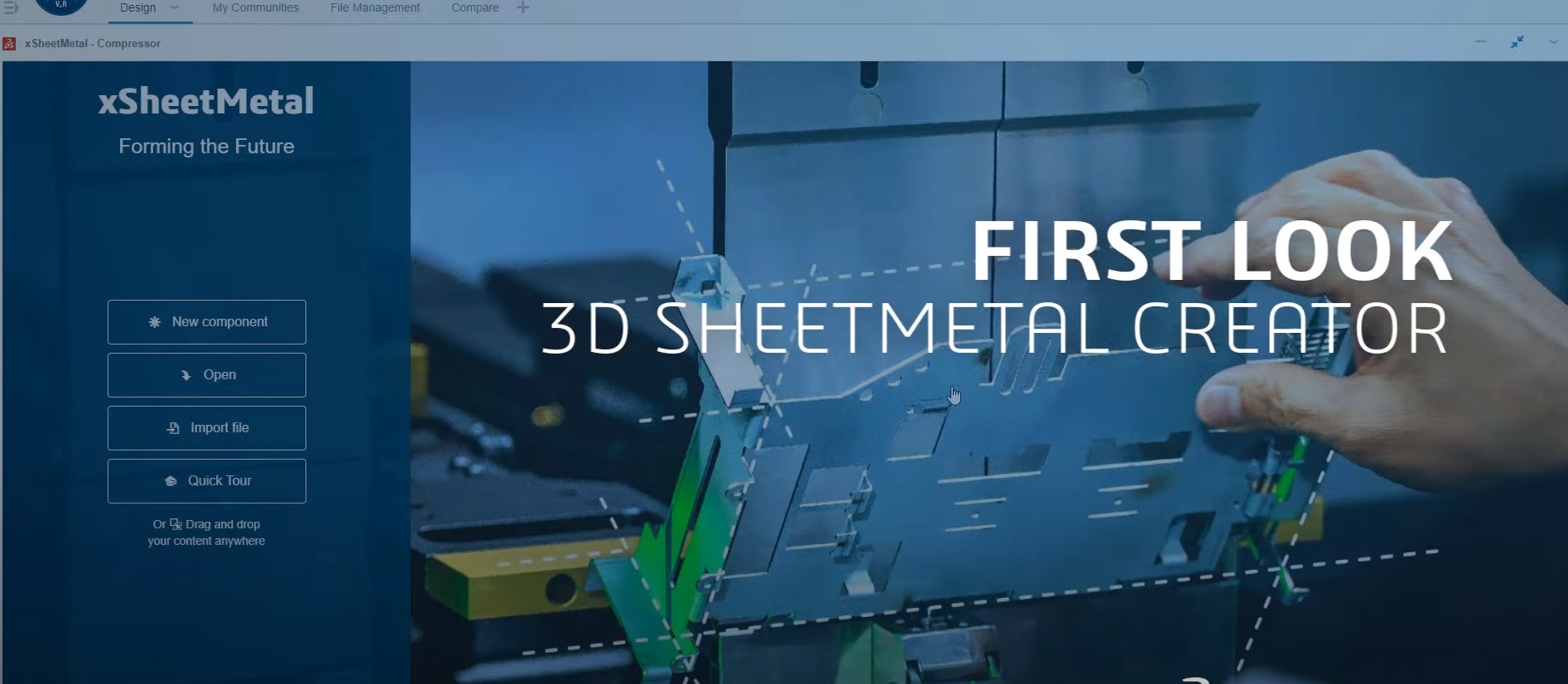 First Look - 3D SheetMetal Creator