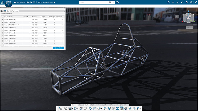 solidworks-3d-structure-creator-frame